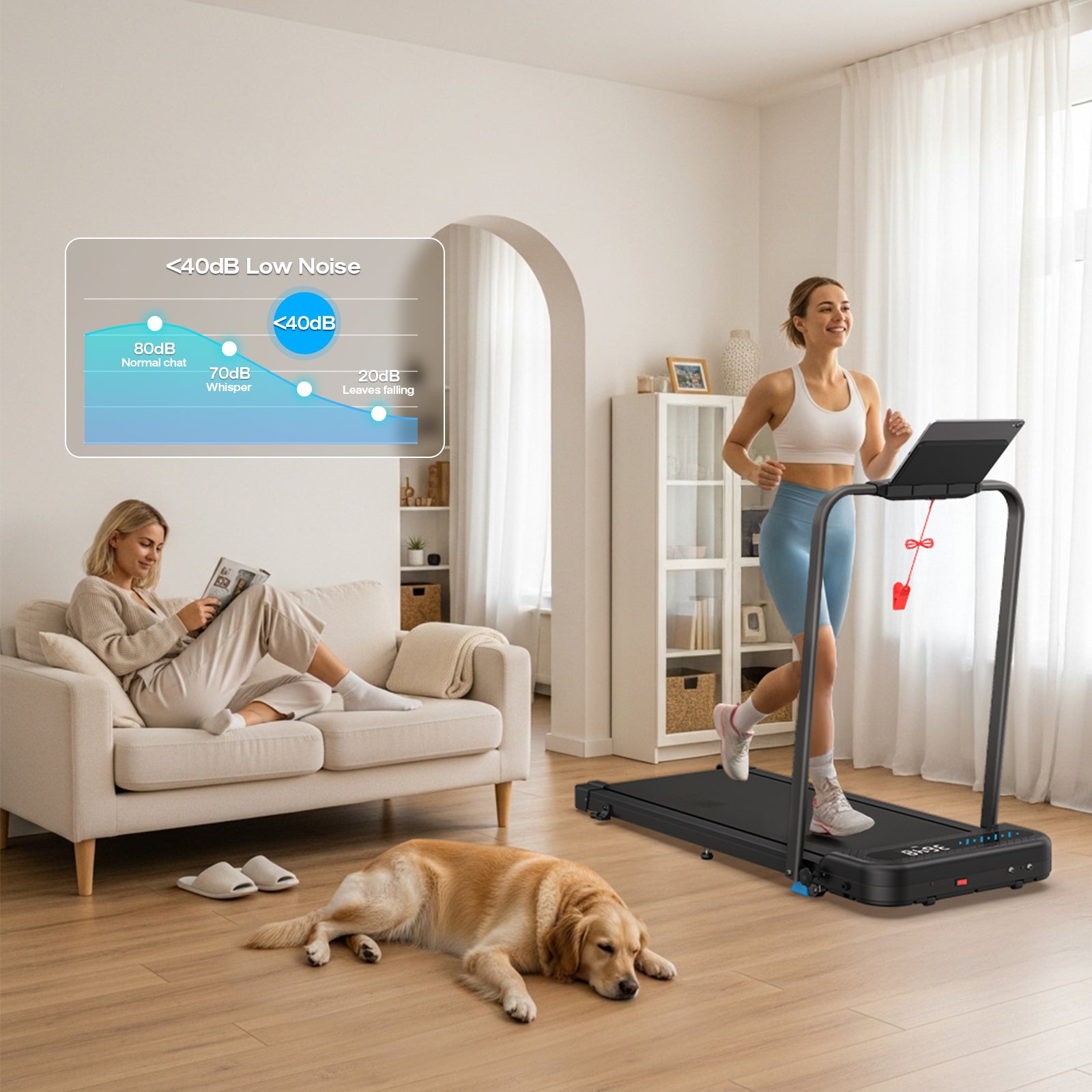 TM037 Folding Treadmill With Incline For Home