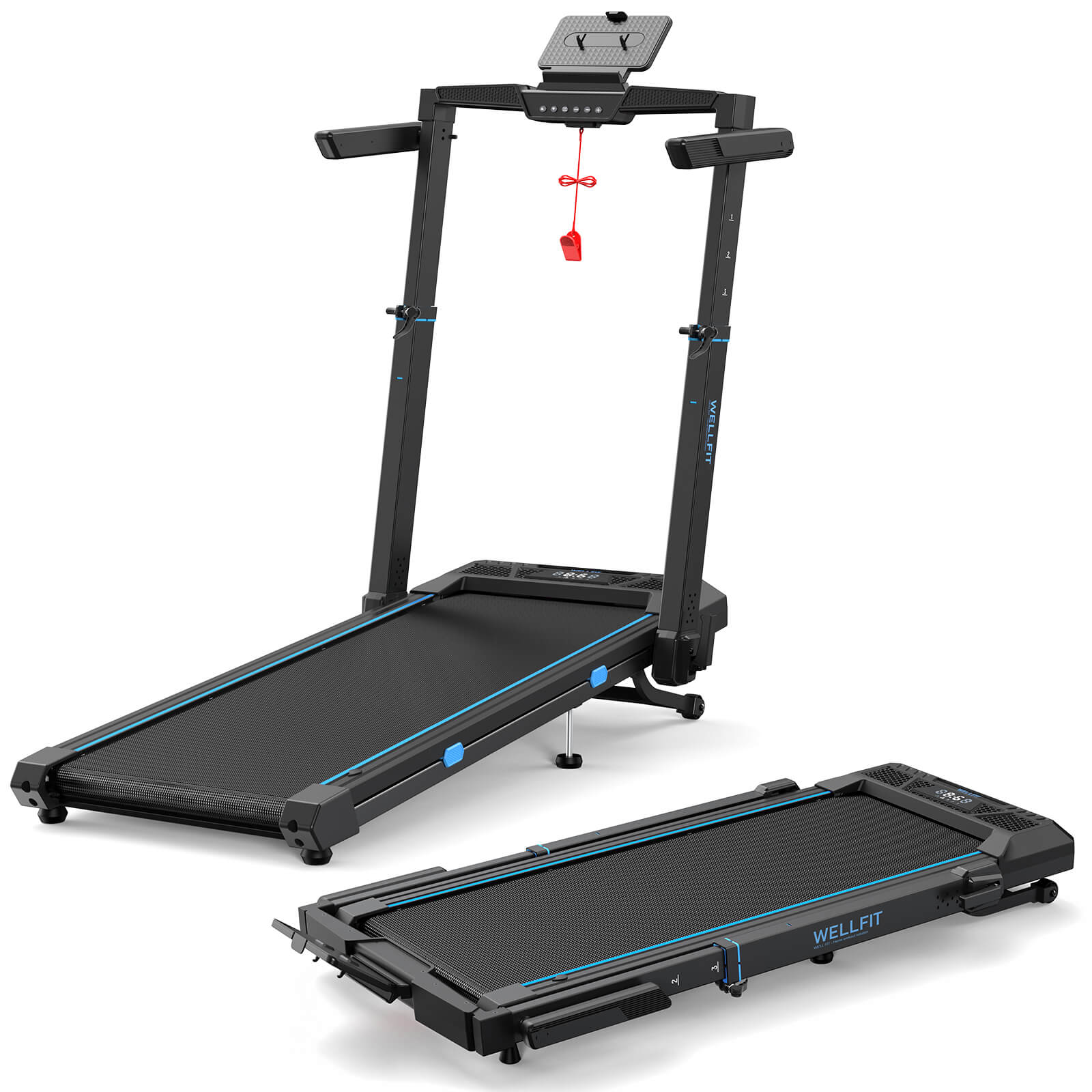 TM032 Height-Adjustable Treadmill with 10% Auto Incline