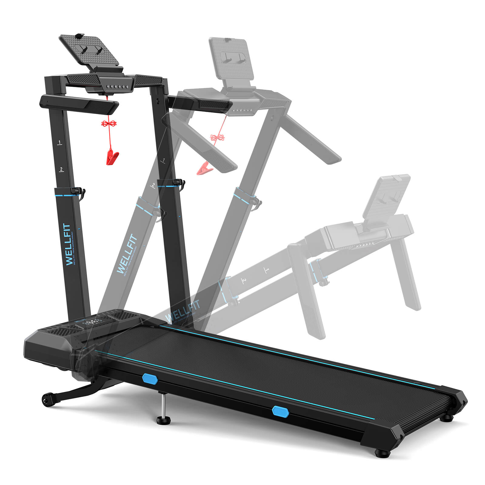 TM032 Height-Adjustable Treadmill with 10% Auto Incline