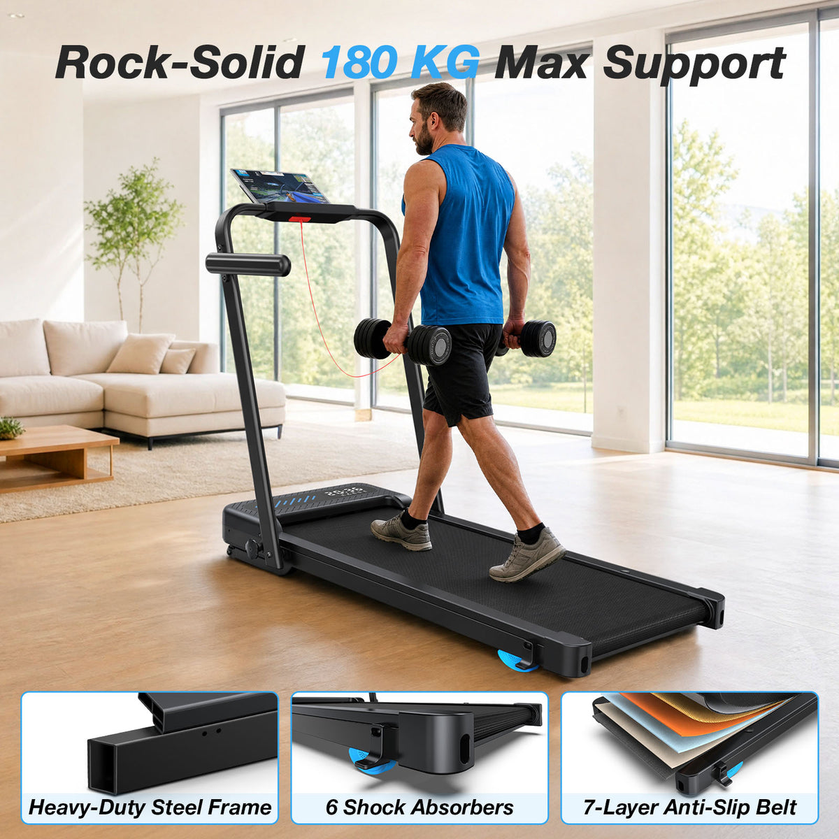 [NEW] TM037 Pro Foldable Treadmill With Auto Incline