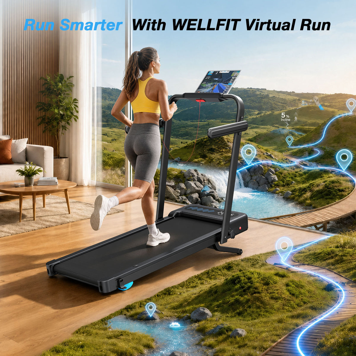 [NEW] TM037 Pro Foldable Treadmill With Auto Incline