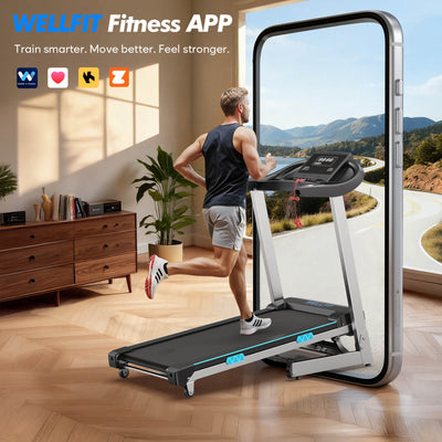 TM007 Foldable Auto 15% Incline Treadmill 200KG Capacity