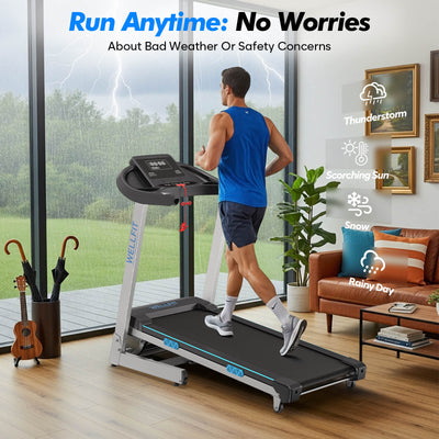 TM007 Foldable Auto 15% Incline Treadmill 200KG Capacity