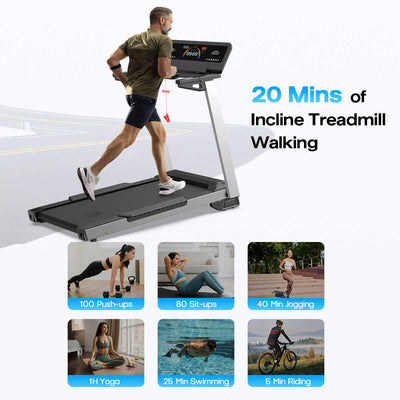 TM029 Heavy Duty Treadmill With 15% Auto Incline