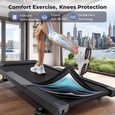 TM029 Heavy Duty Treadmill With 15% Auto Incline, 140×51cm Running Deck, 227kg Capacity