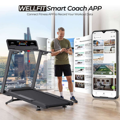 TM029 Heavy Duty Treadmill With 15% Auto Incline, 140×51cm Running Deck, 227kg Capacity