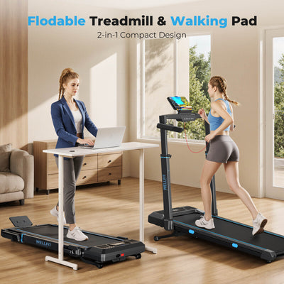 TM032 Height-Adjustable Treadmill with 10% Auto Incline
