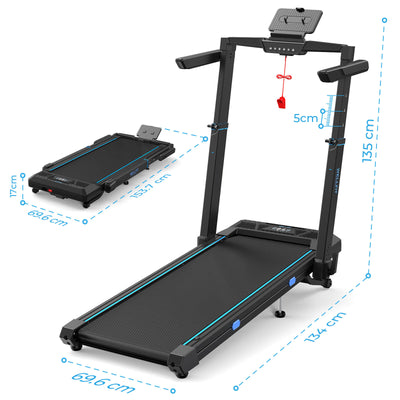 TM032 Height-Adjustable Treadmill with 10% Auto Incline