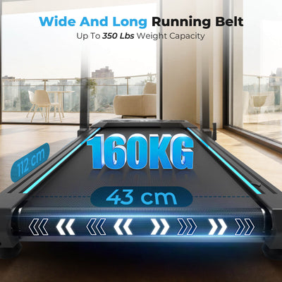 TM032 Height-Adjustable Treadmill with 10% Auto Incline