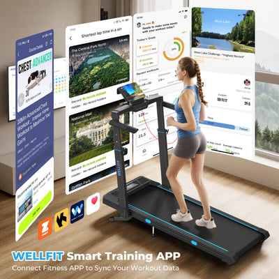 TM032 Height-Adjustable Treadmill with 10% Auto Incline