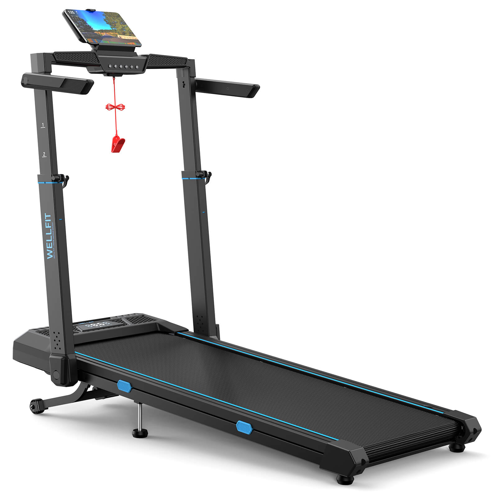 TM032 Height-Adjustable Treadmill with 10% Auto Incline