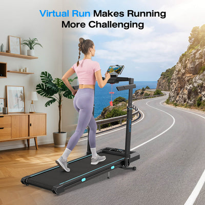 TM032 Height-Adjustable Treadmill with 10% Auto Incline