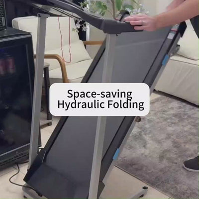 TM015 Klapp-Laufband mit Steigung und Haltegriffen – bis 160 kg belastbar